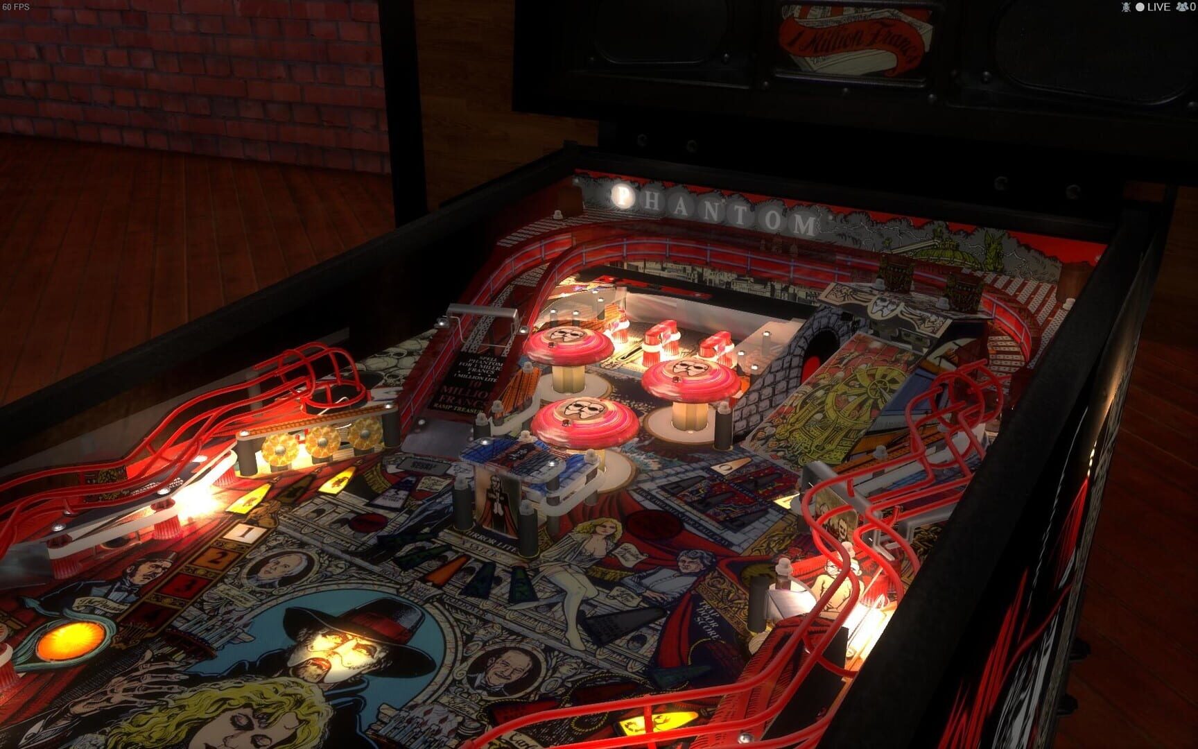 Captura de pantalla - Stern Pinball Arcade: Phantom of the Opera