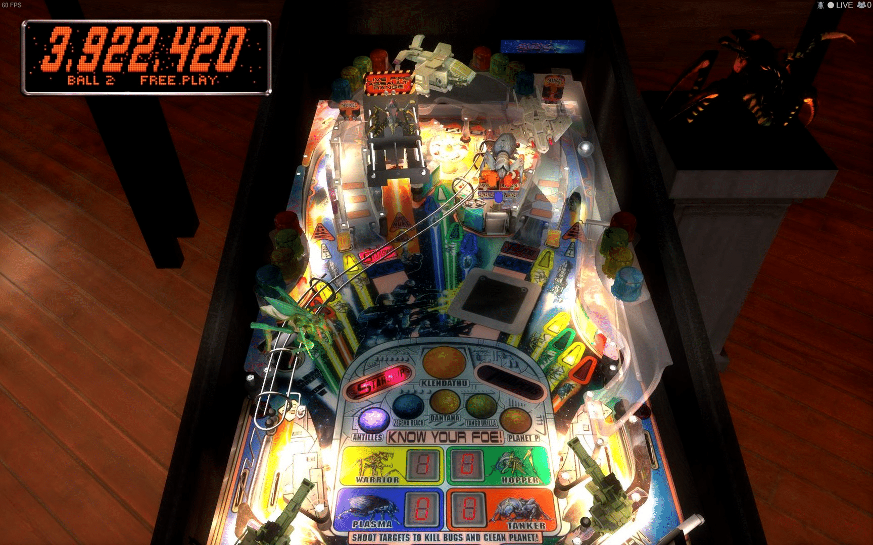 Stern Pinball Arcade: Starship Troopers screenshot