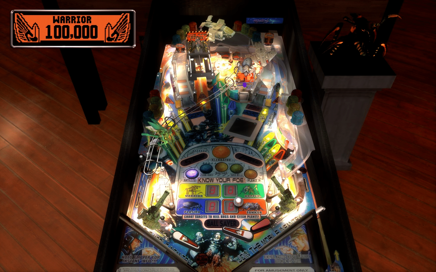 Stern Pinball Arcade: Starship Troopers screenshot