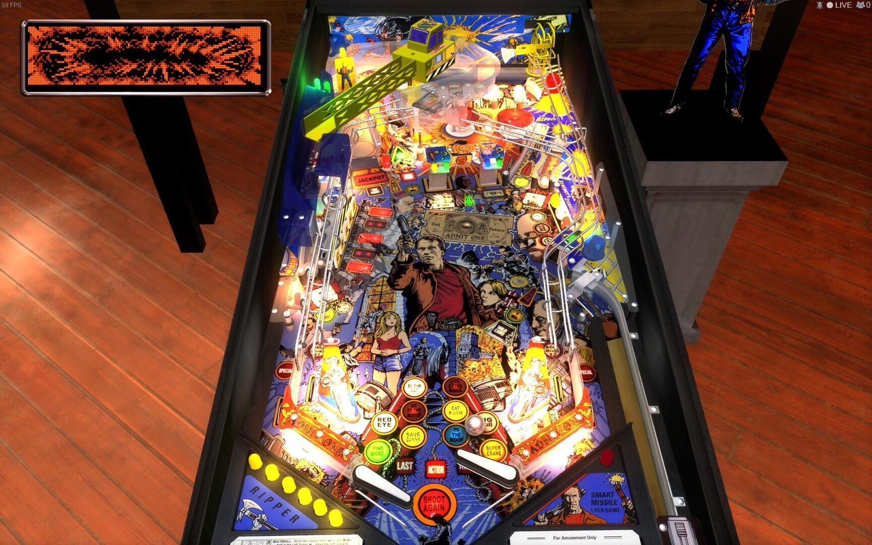 Captura de pantalla - Stern Pinball Arcade: Last Action Hero