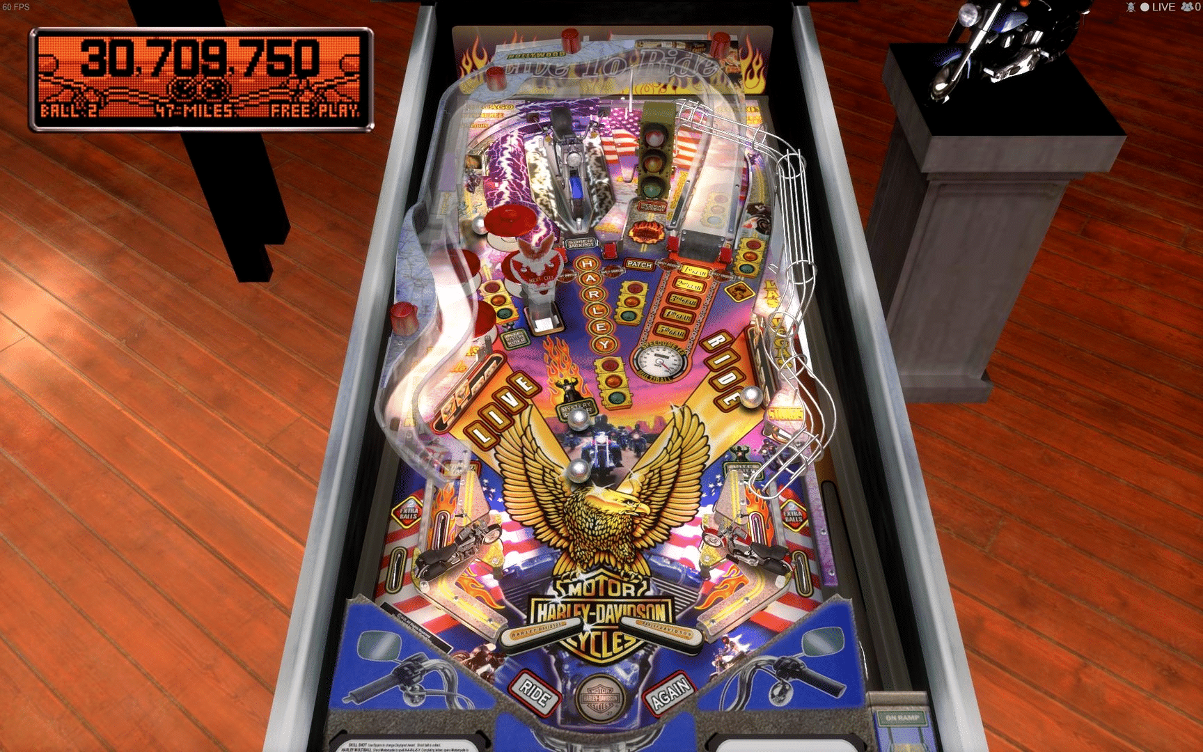 Stern Pinball Arcade: Harley Davidson screenshot