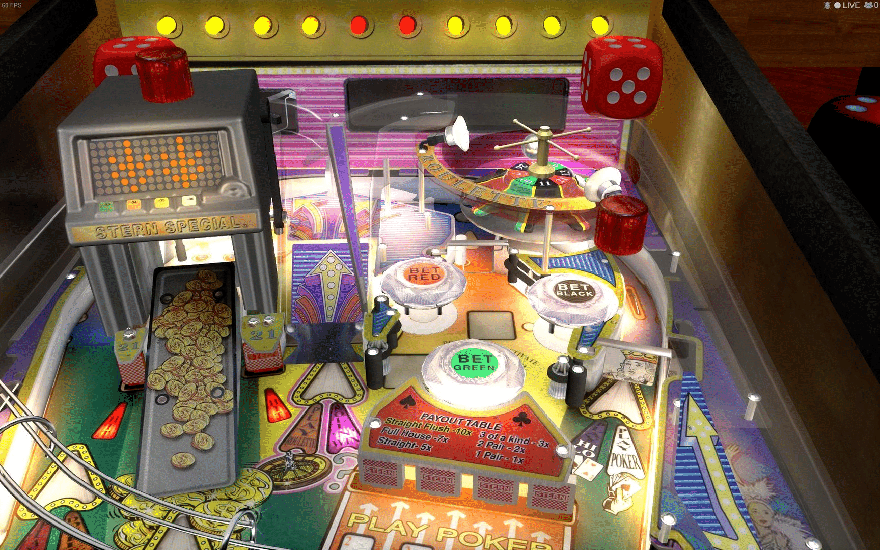 Stern Pinball Arcade: High Roller Casino screenshot