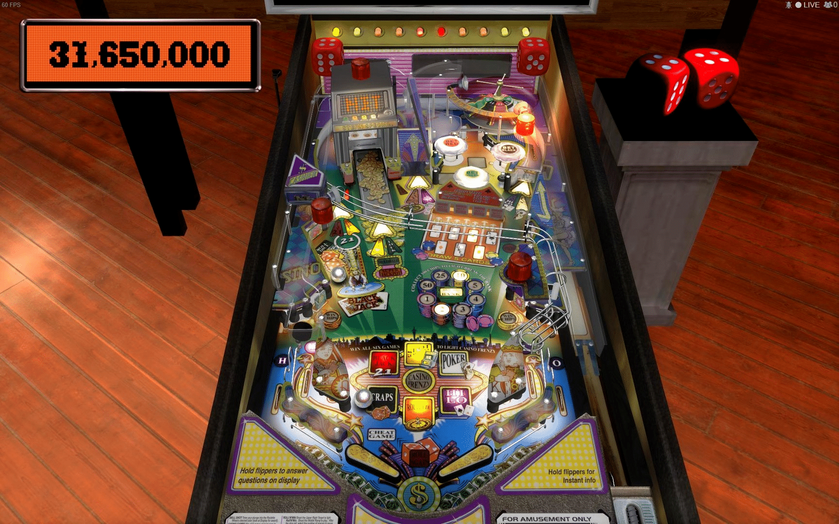 Stern Pinball Arcade: High Roller Casino screenshot