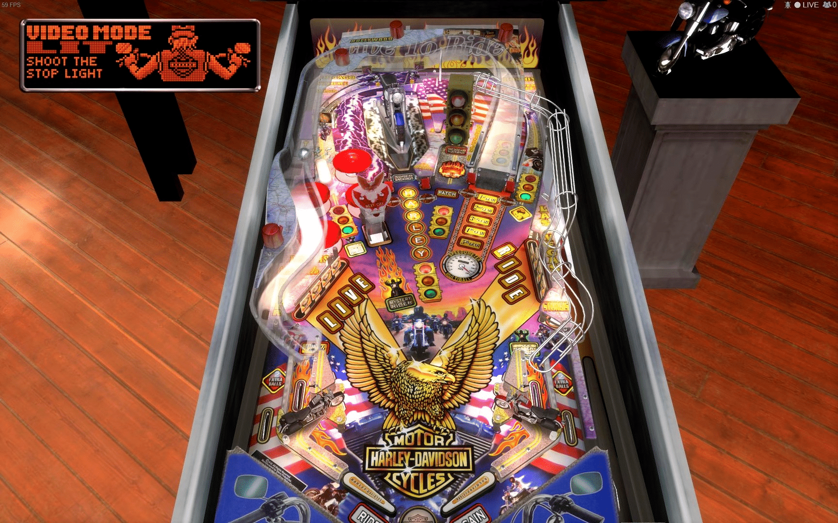 Stern Pinball Arcade: Harley Davidson screenshot