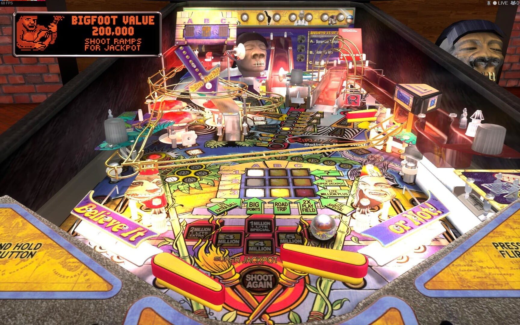 Captura de pantalla - Stern Pinball Arcade: Ripley's Believe It or Not!