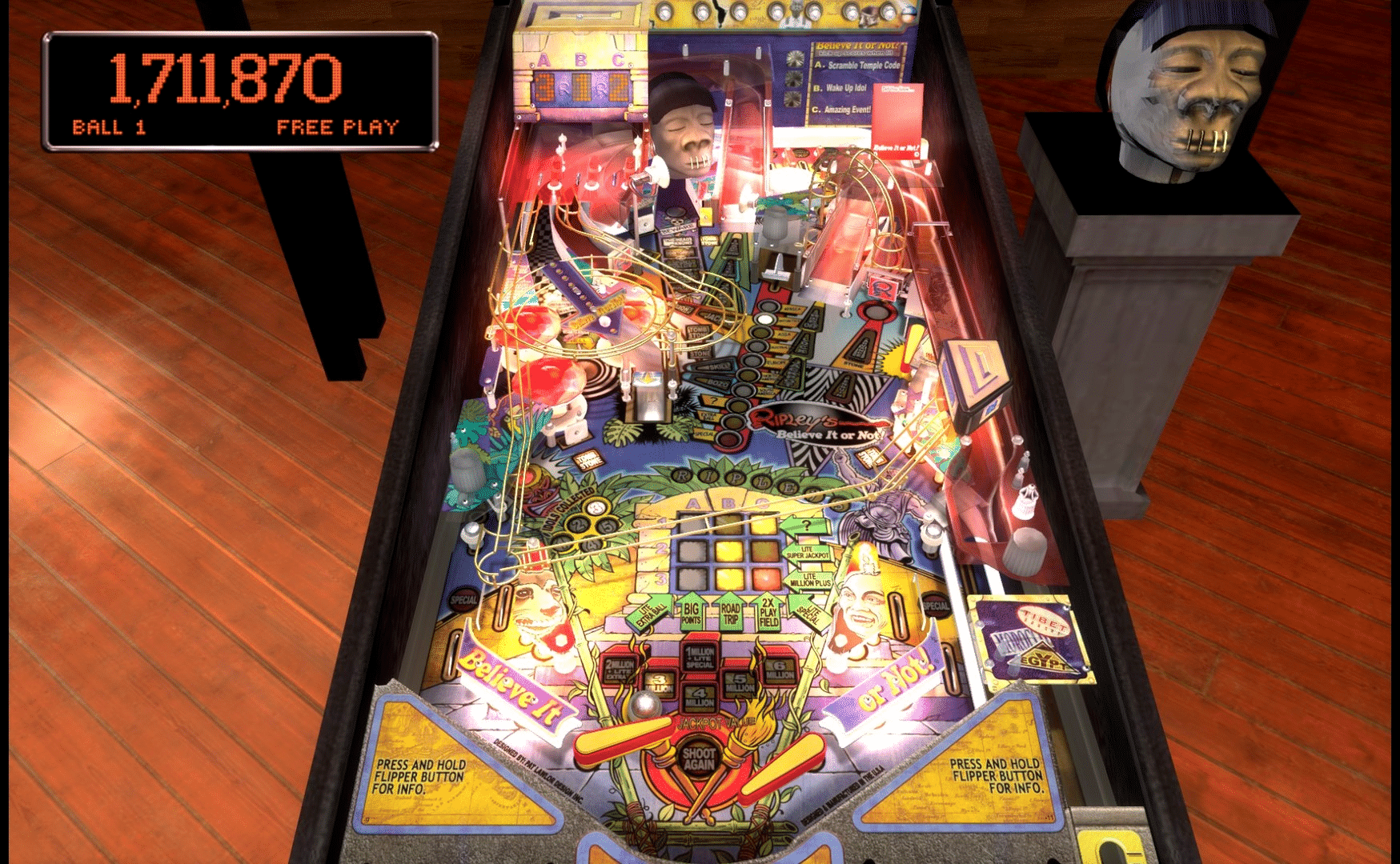 Stern Pinball Arcade: Ripley's Believe It or Not! screenshot