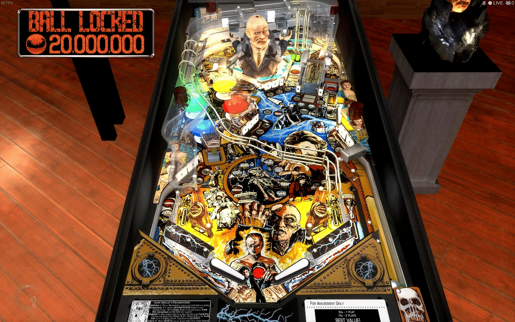 Stern Pinball Arcade: Mary Shelley's Frankenstein screenshot