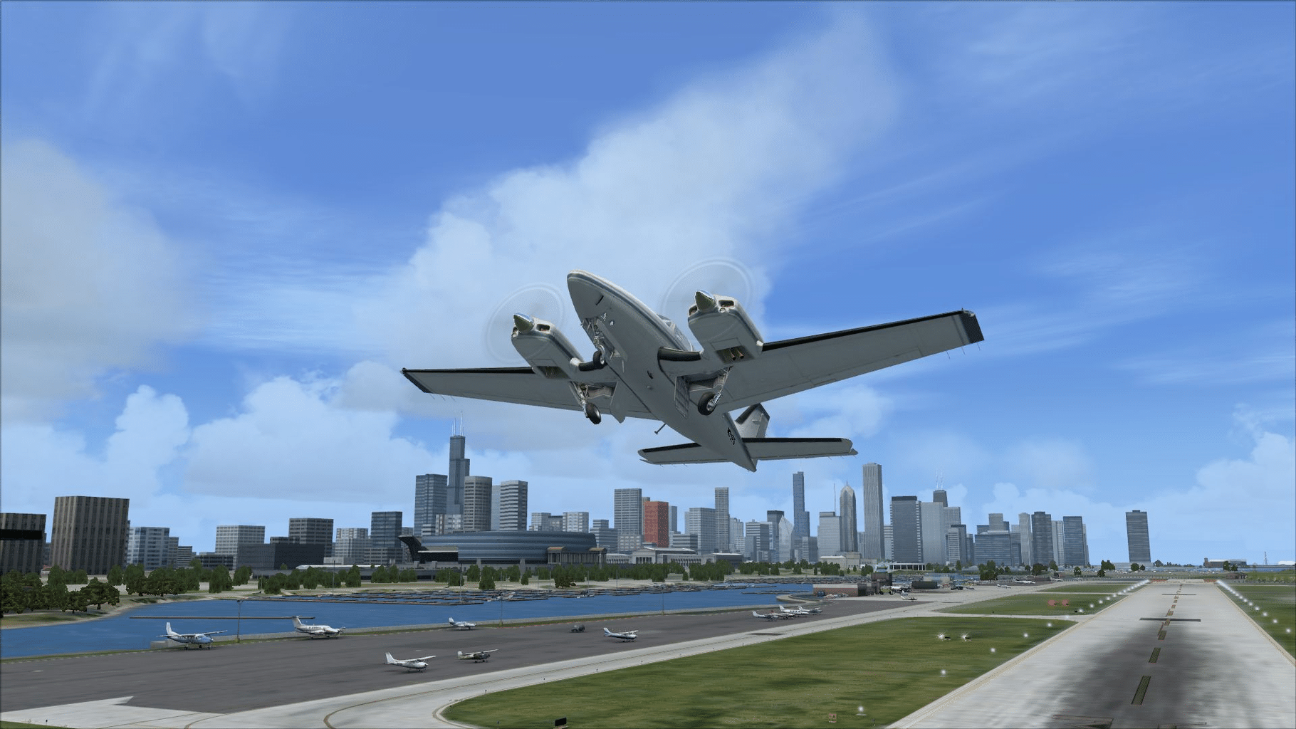 Microsoft Flight Simulator X: Steam Edition - Meigs Field (KCGX) screenshot