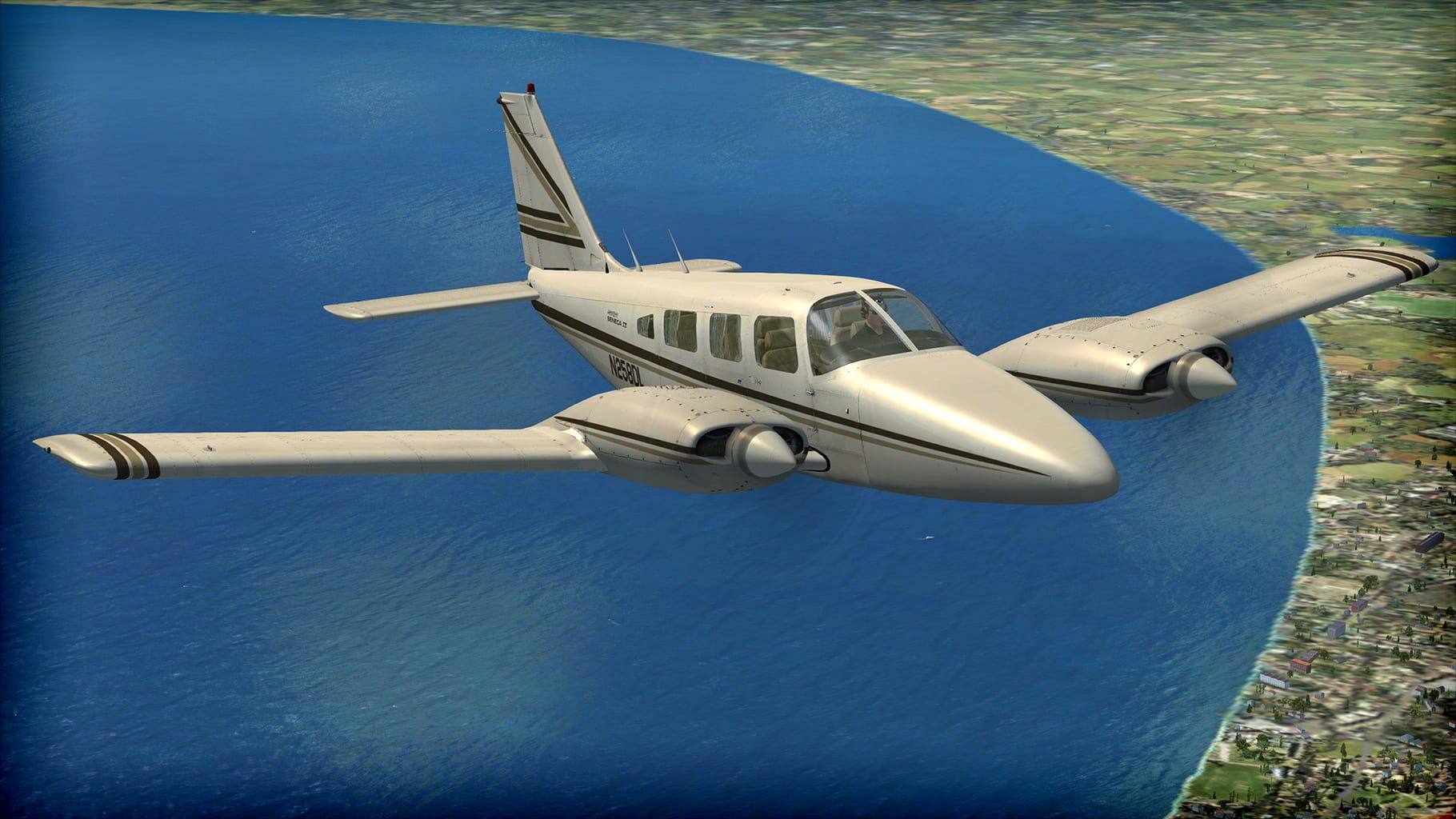 Microsoft Flight Simulator X: Steam Edition - Piper PA-34-200T Seneca II