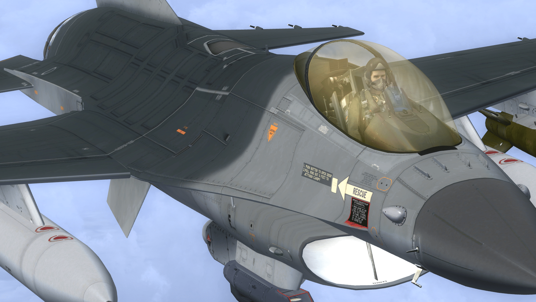 Microsoft Flight Simulator X: Steam Edition - F-16 Fighting Falcon screenshot