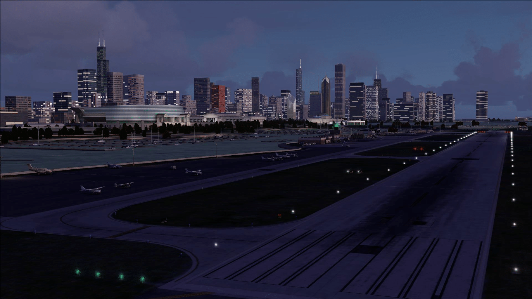 Microsoft Flight Simulator X: Steam Edition - Meigs Field (KCGX) screenshot