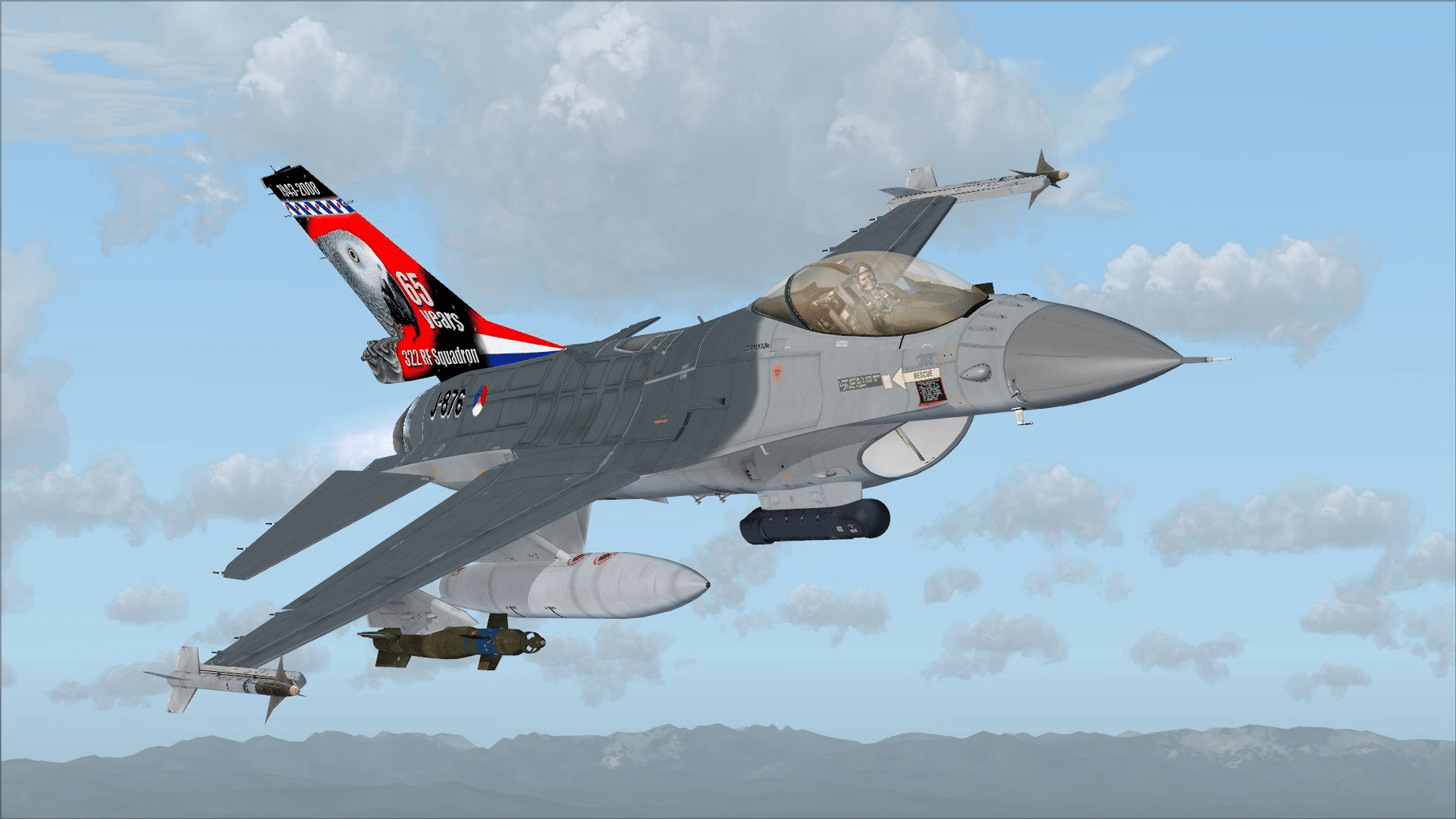 Microsoft Flight Simulator X: Steam Edition - F-16 Fighting Falcon screenshot