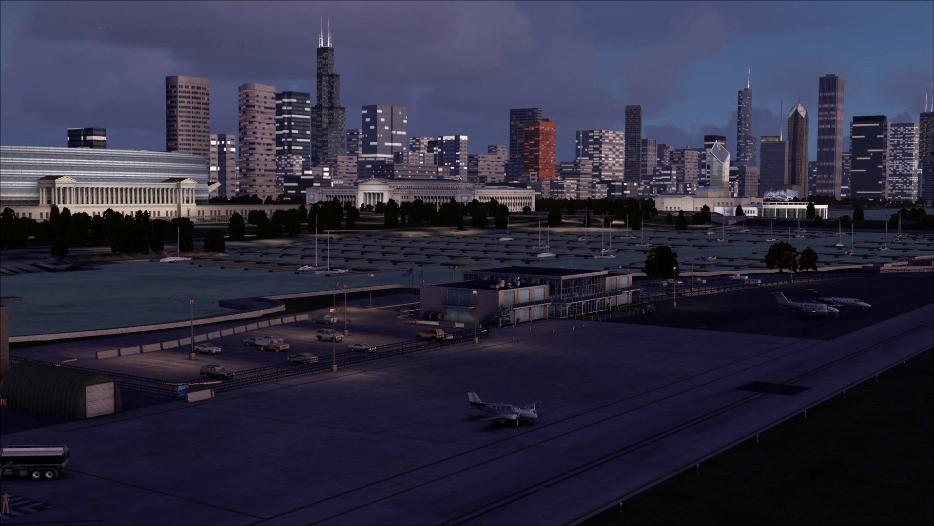 Microsoft Flight Simulator X: Steam Edition - Meigs Field (KCGX) screenshot