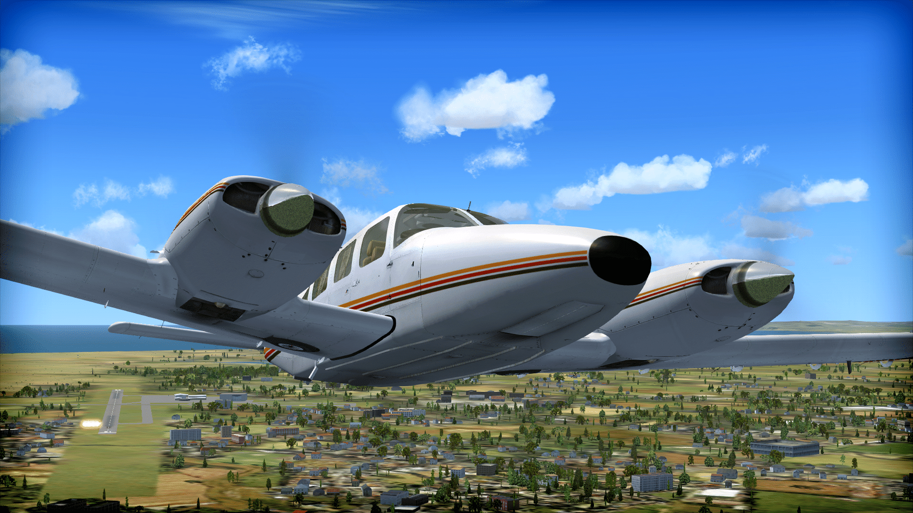 Microsoft Flight Simulator X: Steam Edition - Piper PA-34-200T Seneca II screenshot