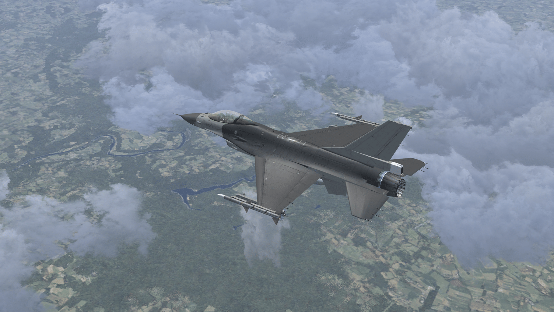 Microsoft Flight Simulator X: Steam Edition - F-16 Fighting Falcon screenshot