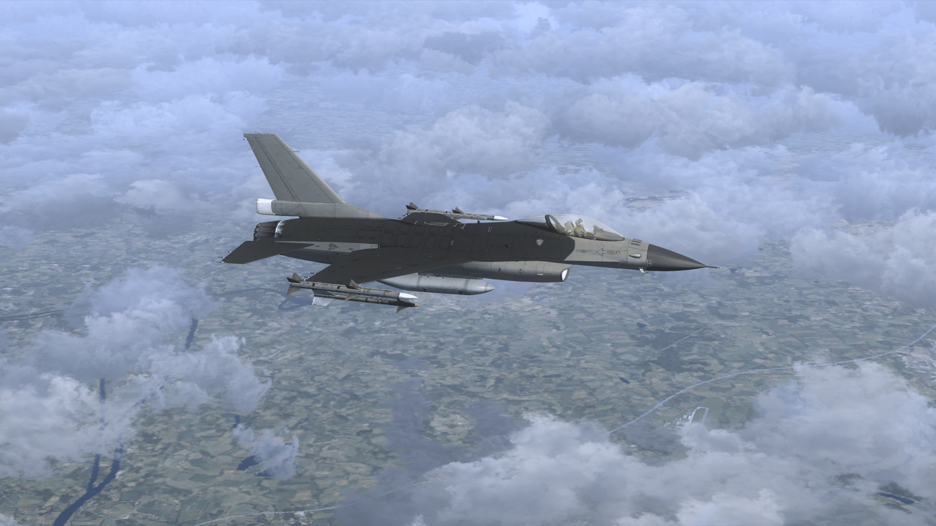 Microsoft Flight Simulator X: Steam Edition - F-16 Fighting Falcon screenshot