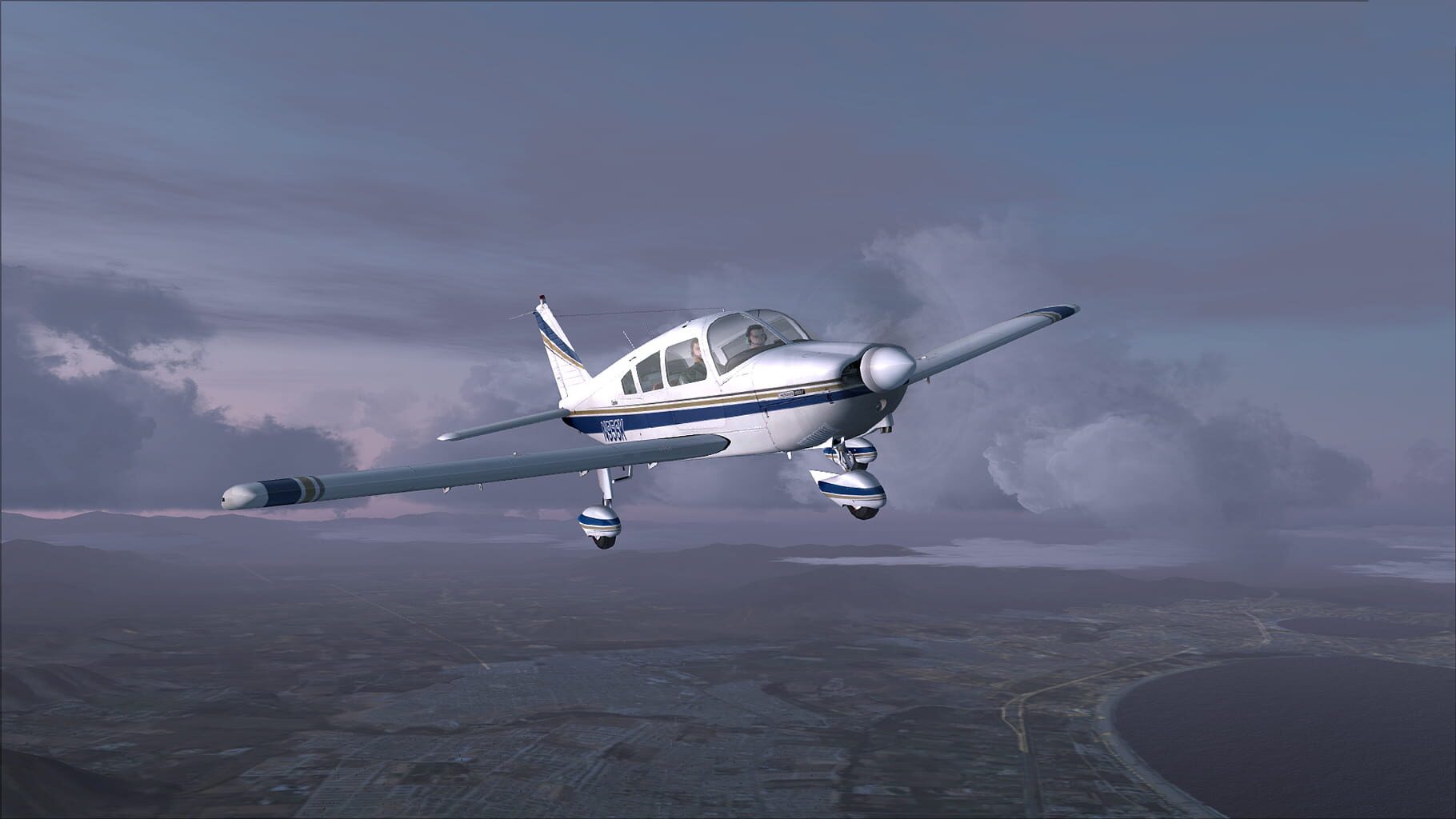 Microsoft Flight Simulator X: Steam Edition - Piper PA28 Cherokee 180F