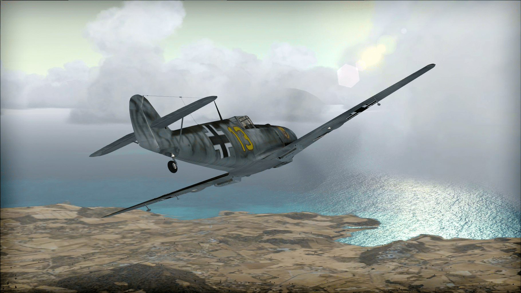 Microsoft Flight Simulator X: Steam Edition - Messerschmitt Bf 109 screenshot