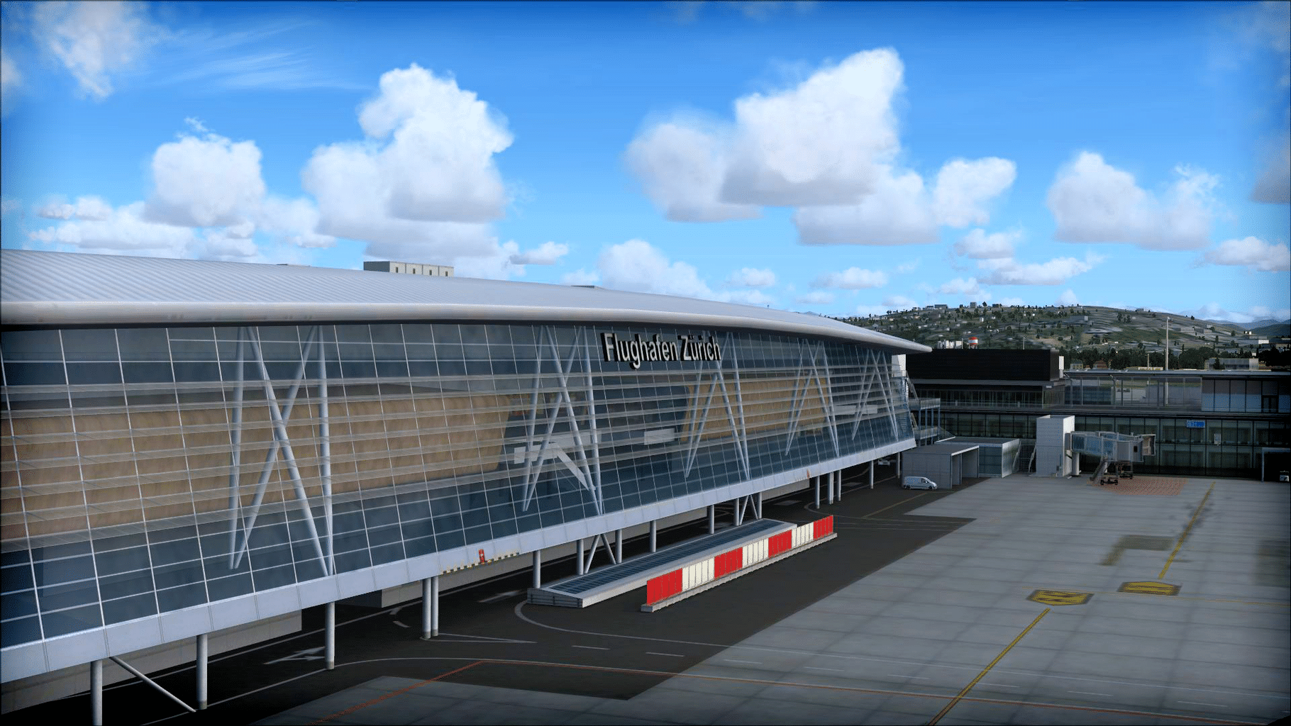 Microsoft Flight Simulator X: Steam Edition - Zurich Airport screenshot