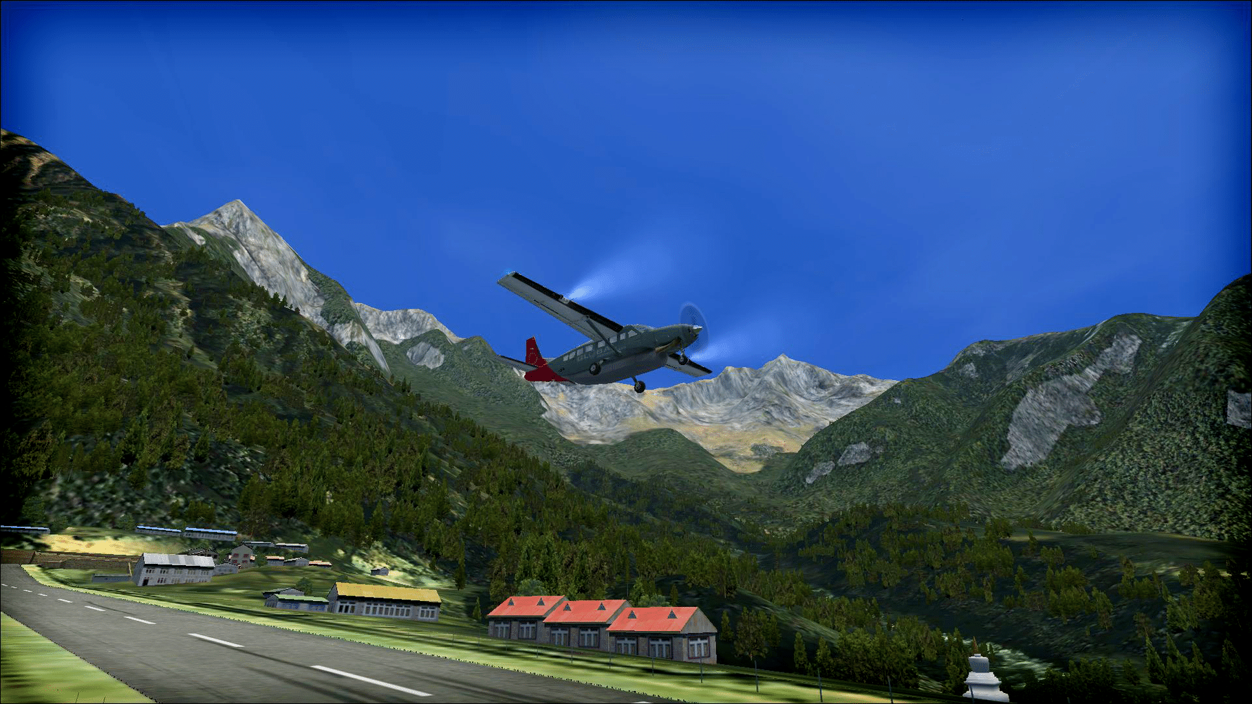 Microsoft Flight Simulator X: Steam Edition - Lukla Airport (VNLK) screenshot