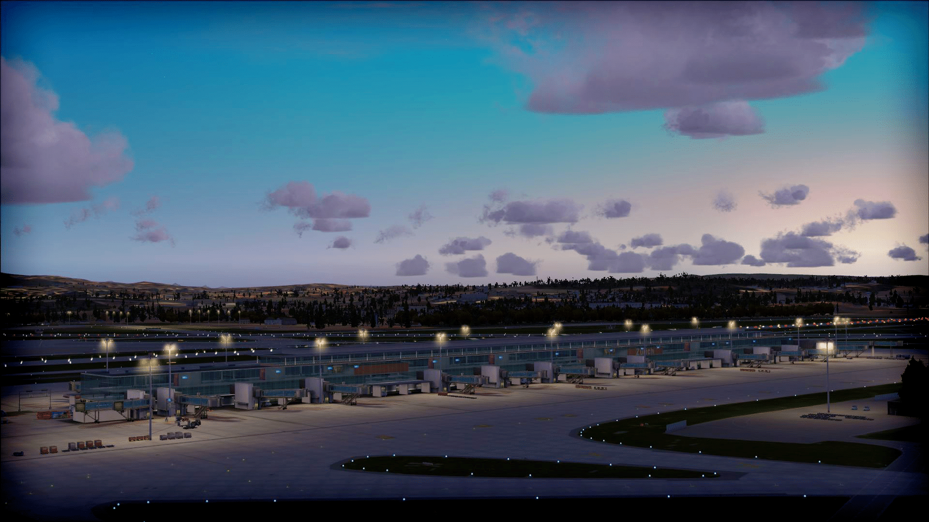 Microsoft Flight Simulator X: Steam Edition - Zurich Airport screenshot