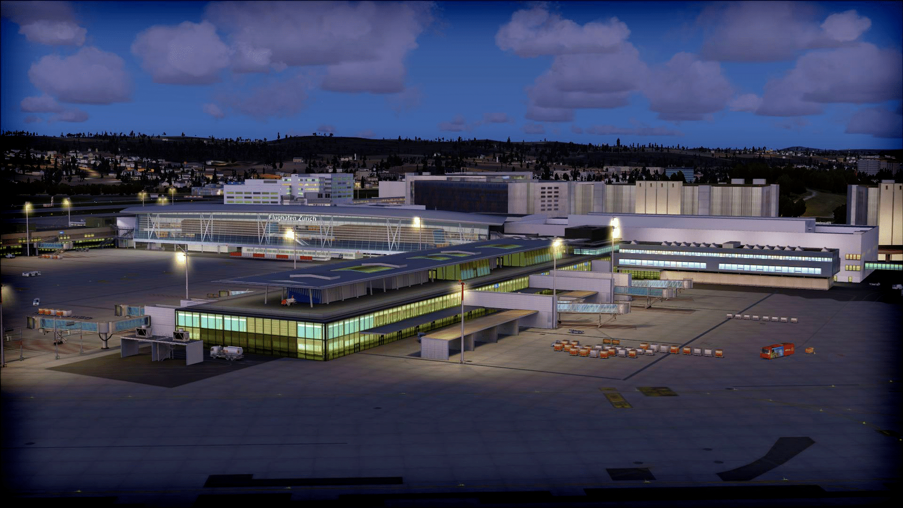 Microsoft Flight Simulator X: Steam Edition - Zurich Airport screenshot