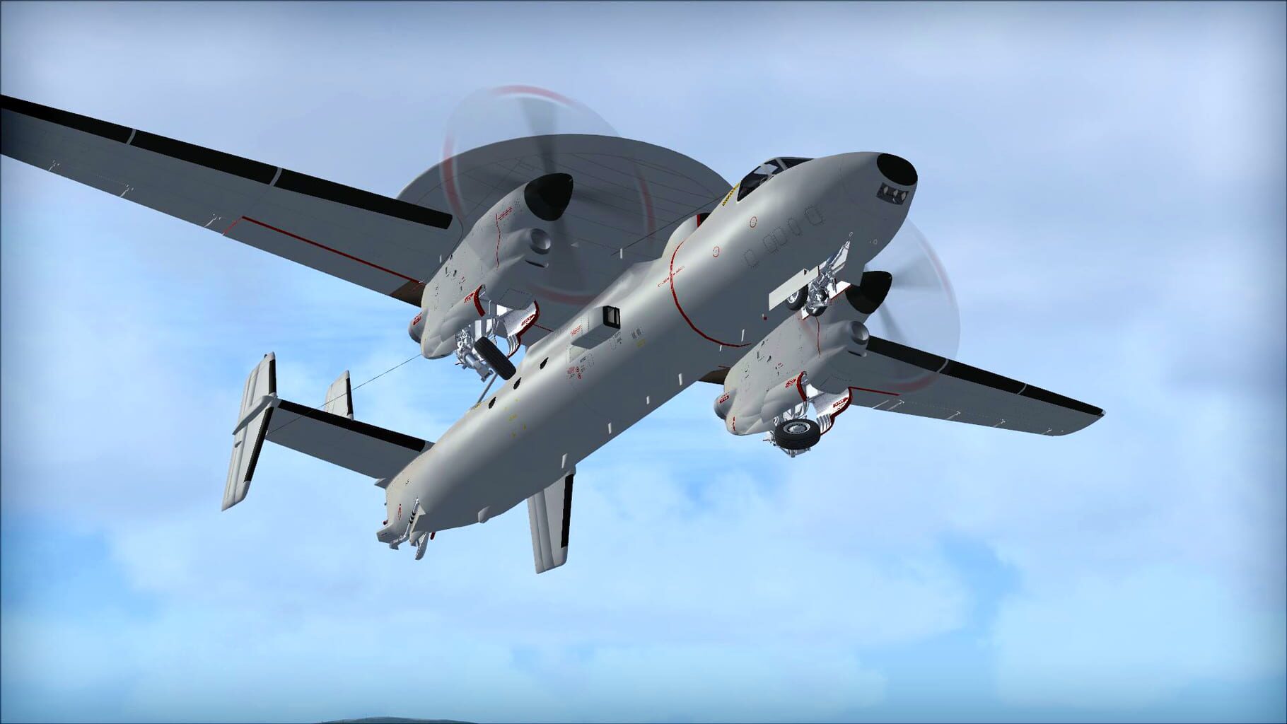 Microsoft Flight Simulator X: Steam Edition - Grumman E-2C Hawkeye