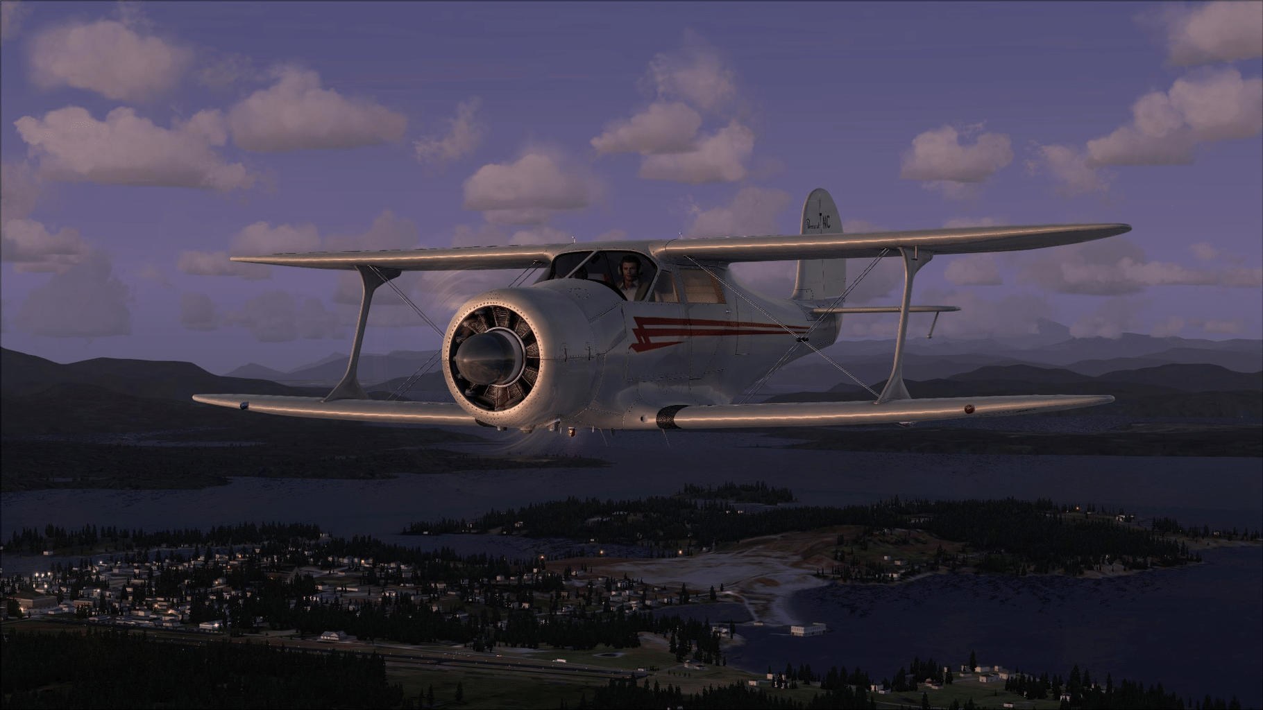 Microsoft Flight Simulator X: Steam Edition - Beechcraft D17 Staggerwing screenshot