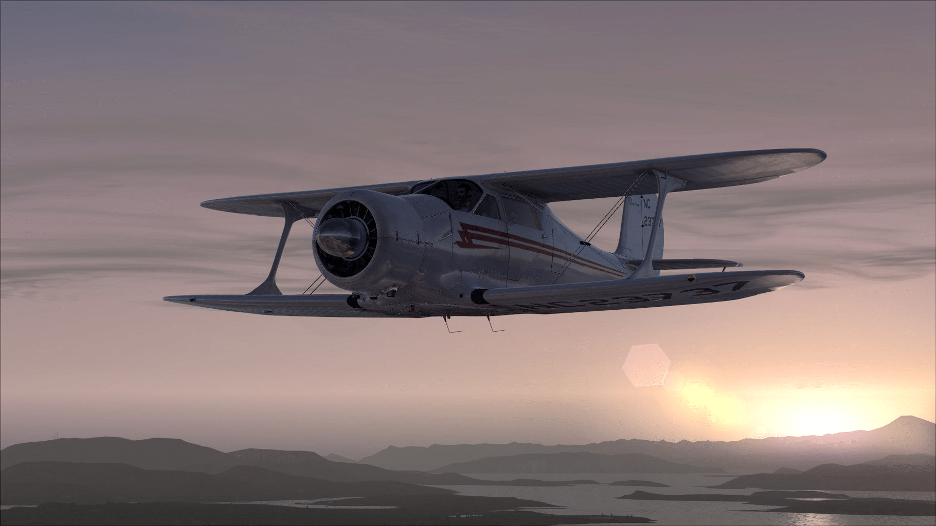 Microsoft Flight Simulator X: Steam Edition - Beechcraft D17 Staggerwing screenshot