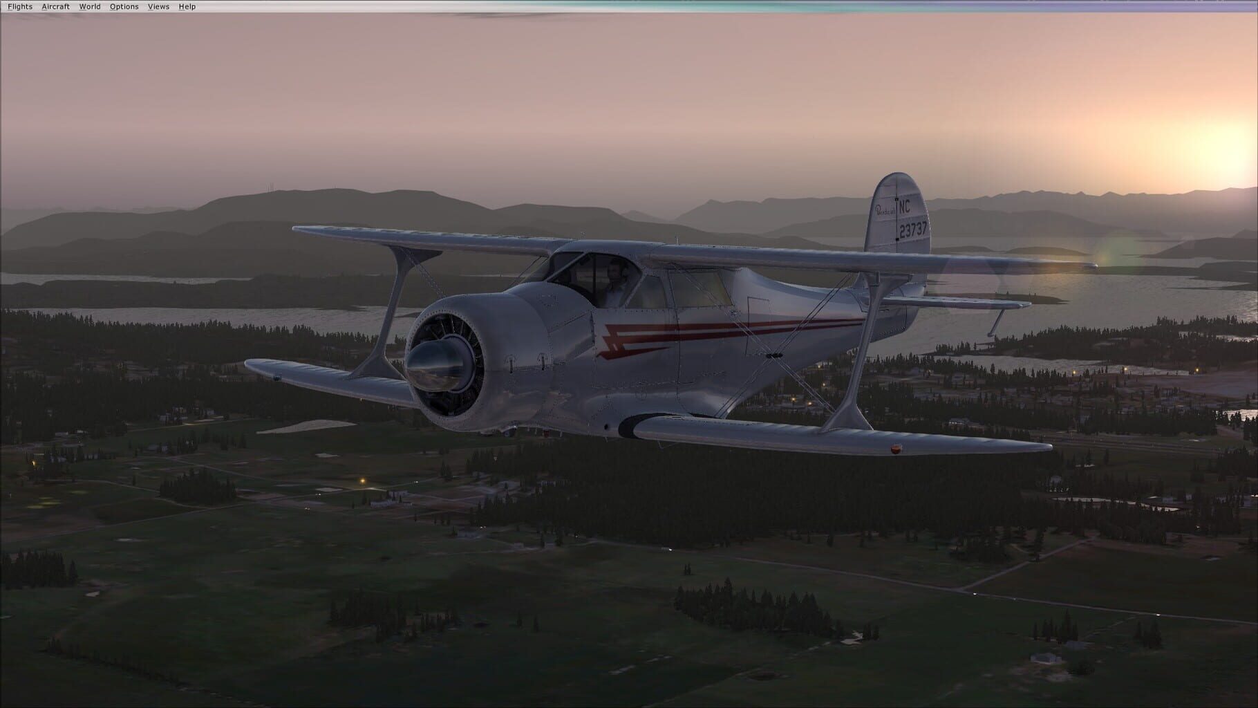 Microsoft Flight Simulator X: Steam Edition - Beechcraft D17 Staggerwing