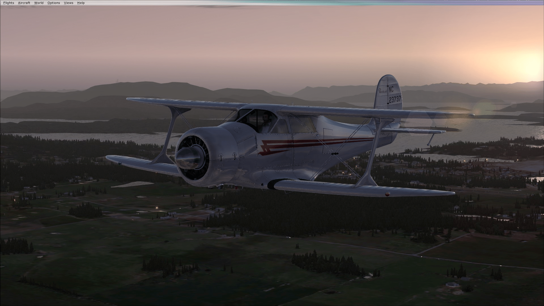 Microsoft Flight Simulator X: Steam Edition - Beechcraft D17 Staggerwing screenshot