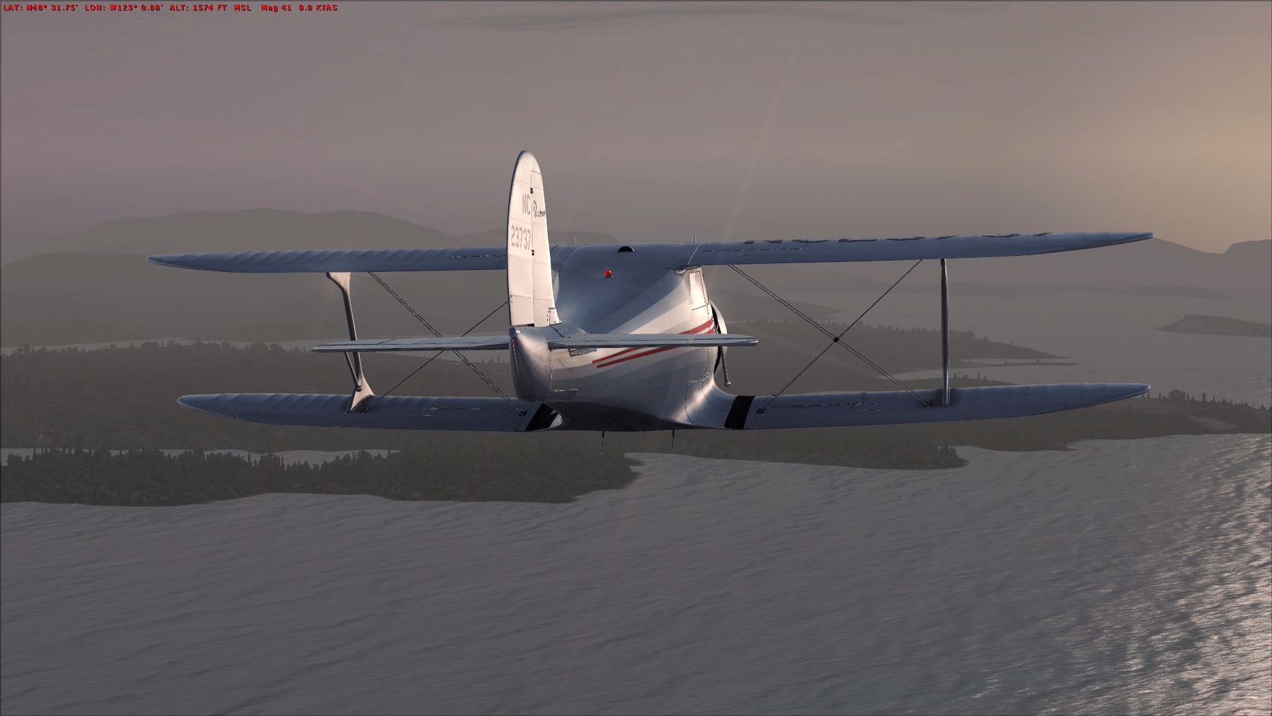 Microsoft Flight Simulator X: Steam Edition - Beechcraft D17 Staggerwing screenshot