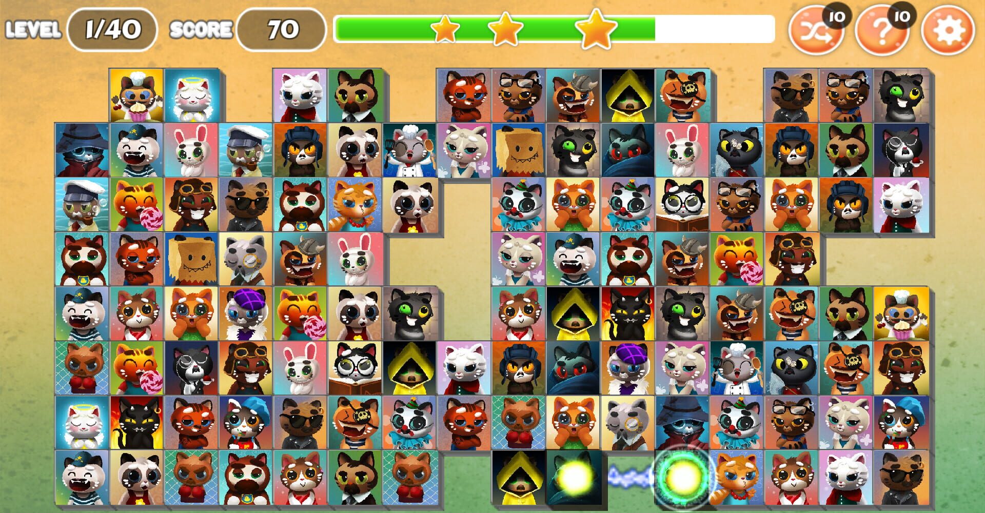 Cats: Classic Onet Connect - Screenshot