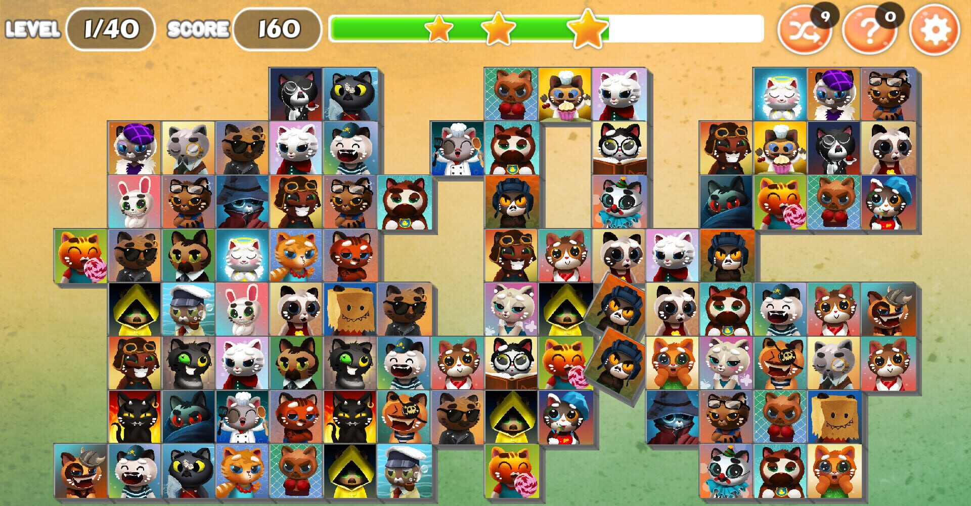 Cats: Classic Onet Connect - Screenshot