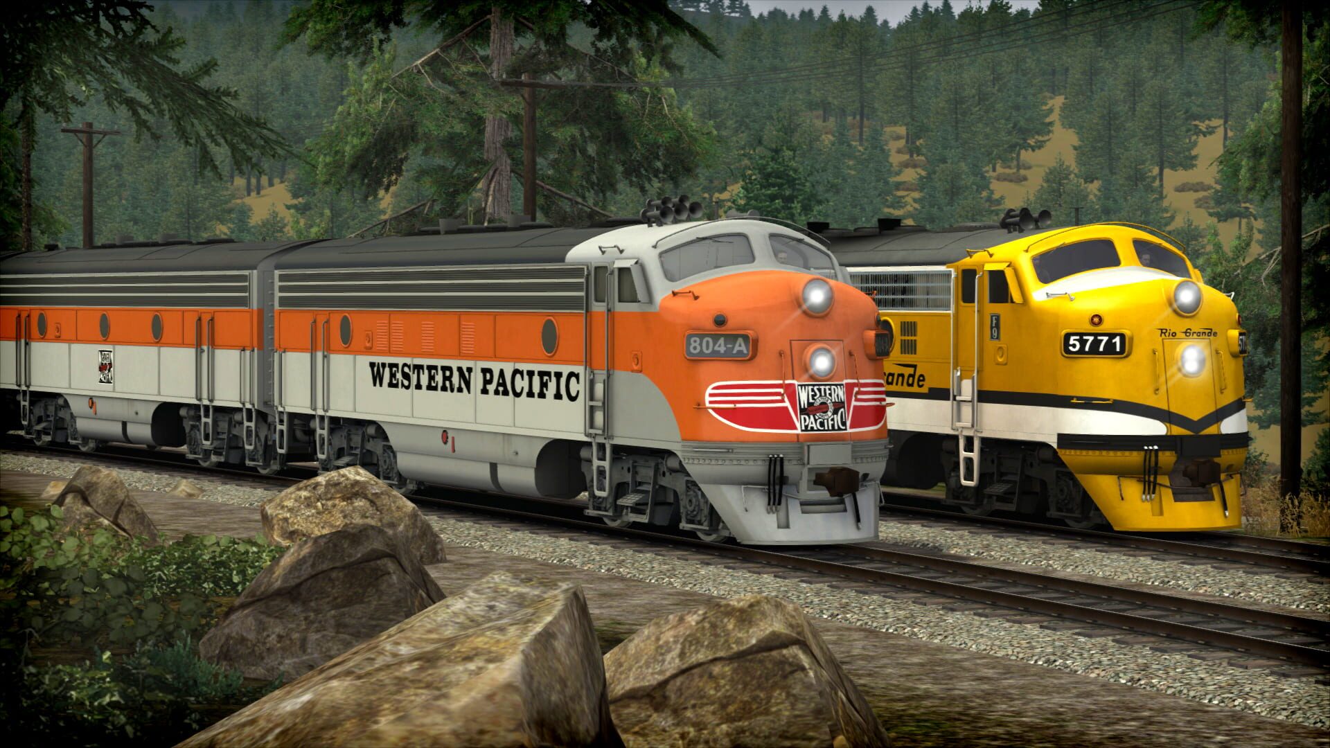 Train Simulator: Western Pacific FP7 ‘California Zephyr’ Loco Add-On
