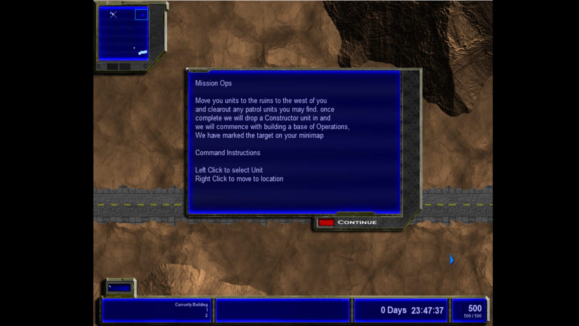 Real-time Tactical 2D - Screenshot
