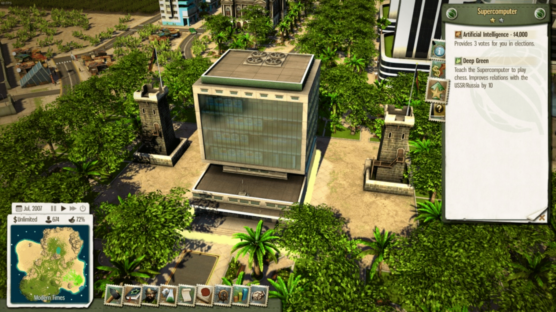 Tropico 5: The Supercomputer screenshot