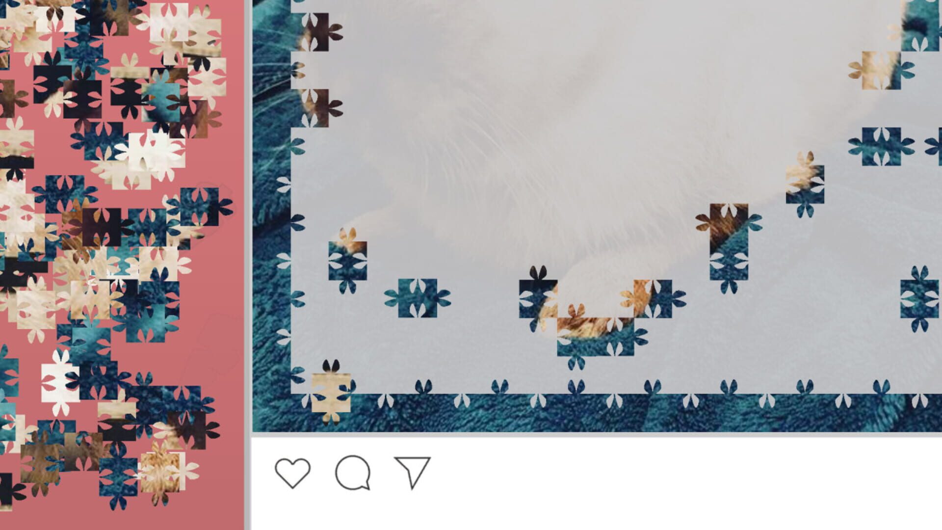 Athena, the rabbit: Jigsaw Puzzle - Screenshot