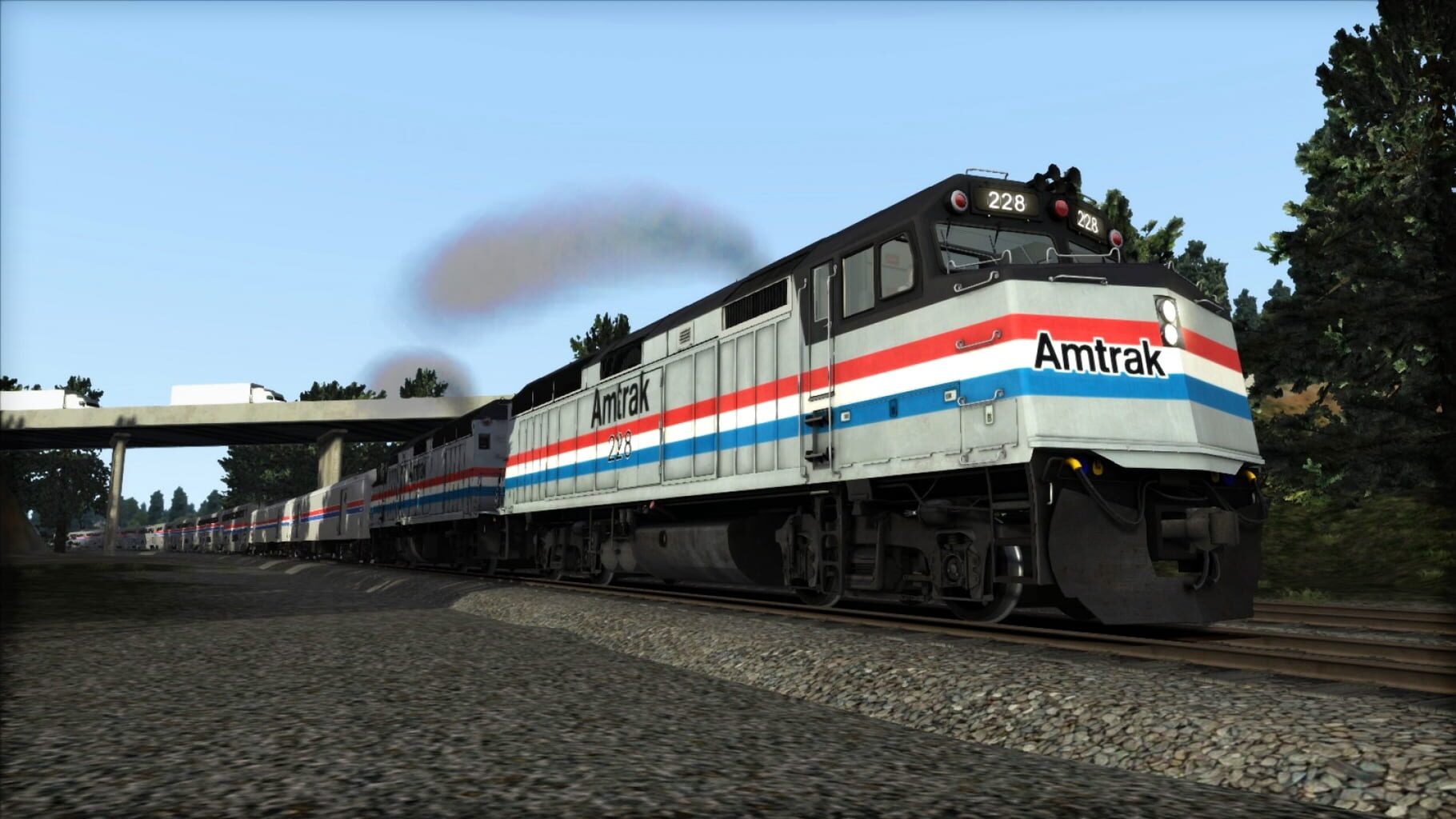 Captura de pantalla - Train Simulator 2021: Amtrak F40PH 'California Zephyr' Loco