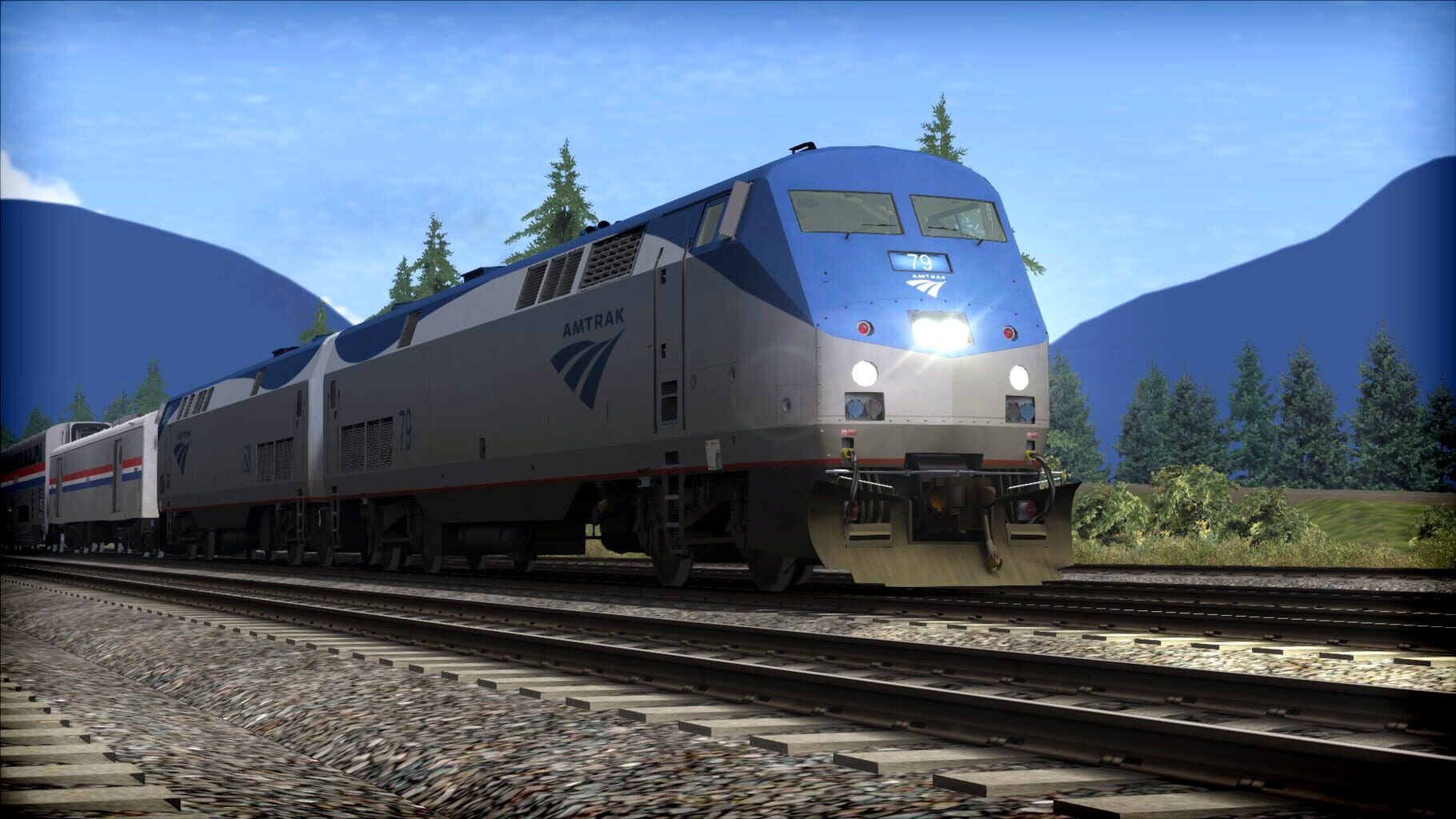 Captura de pantalla - Train Simulator 2021: Amtrak P42 DC 'Empire Builder' Loco