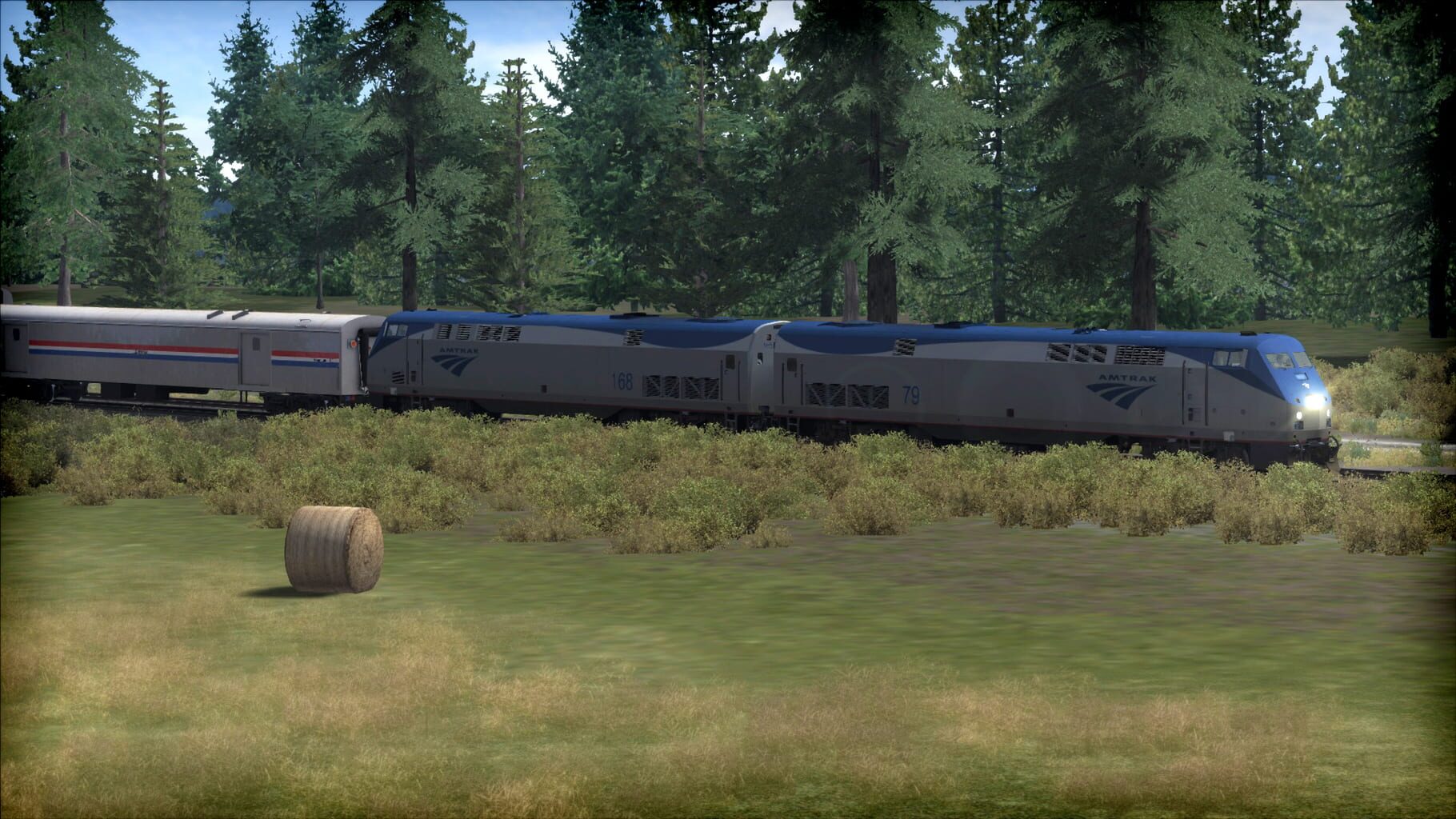 Captura de pantalla - Train Simulator 2021: Amtrak P42 DC 'Empire Builder' Loco