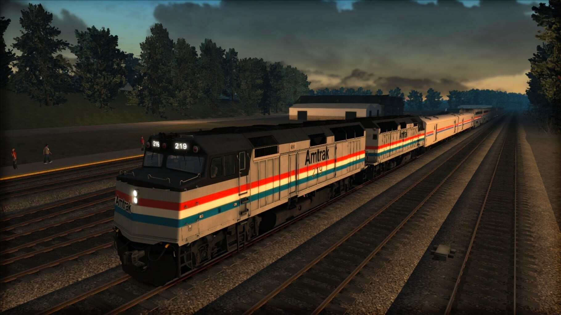 Captura de pantalla - Train Simulator 2021: Amtrak F40PH 'California Zephyr' Loco