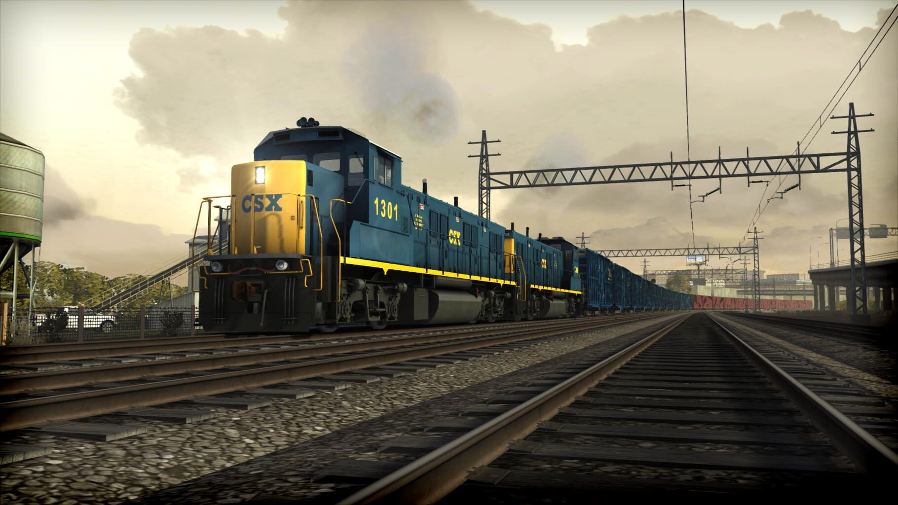 Captura de pantalla - Train Simulator 2021: CSX NRE 3GS-21B 'Genset' Loco