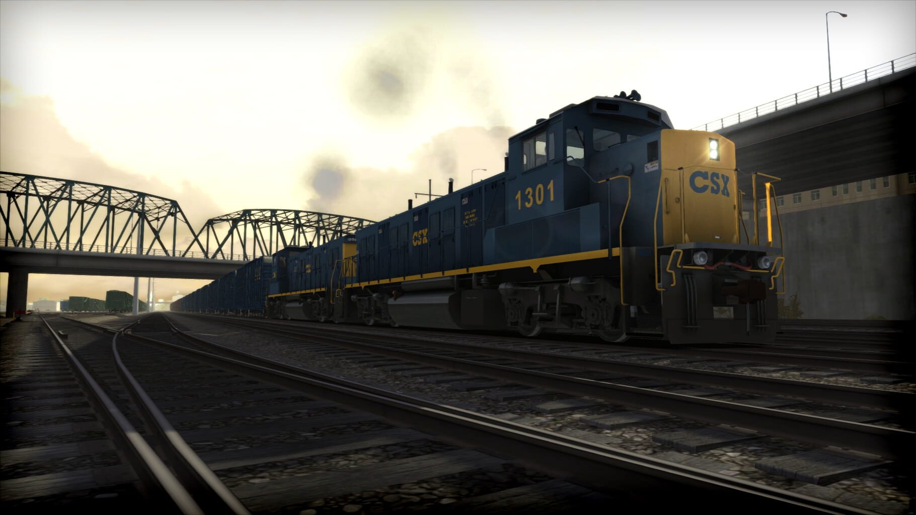 Captura de pantalla - Train Simulator 2021: CSX NRE 3GS-21B 'Genset' Loco