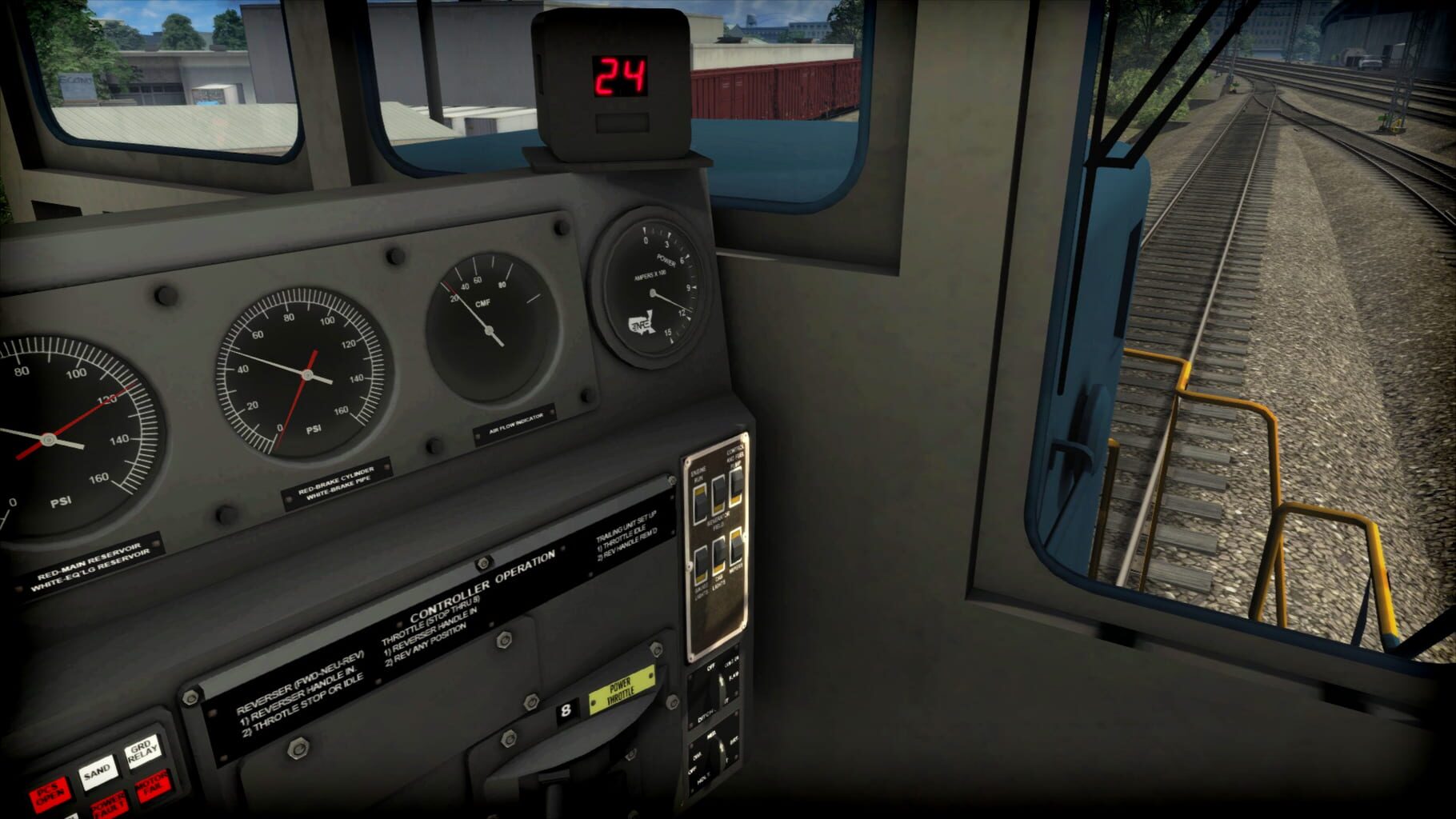 Captura de pantalla - Train Simulator 2021: CSX NRE 3GS-21B 'Genset' Loco