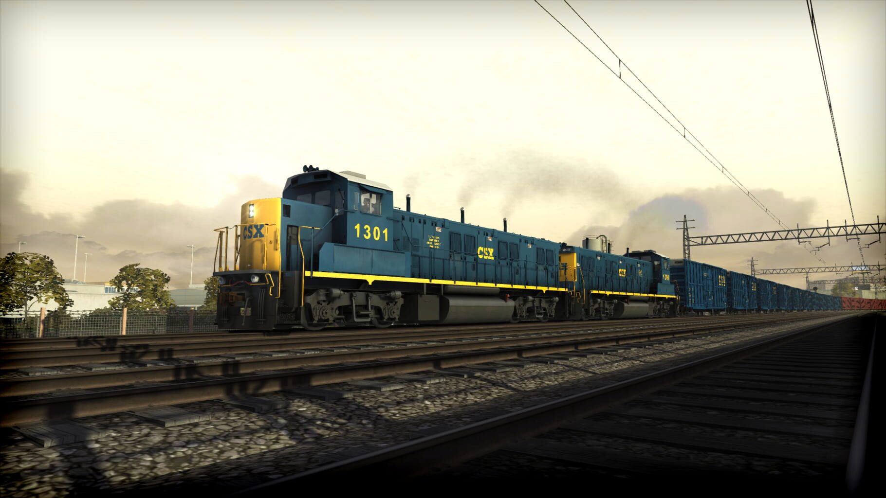 Captura de pantalla - Train Simulator 2021: CSX NRE 3GS-21B 'Genset' Loco