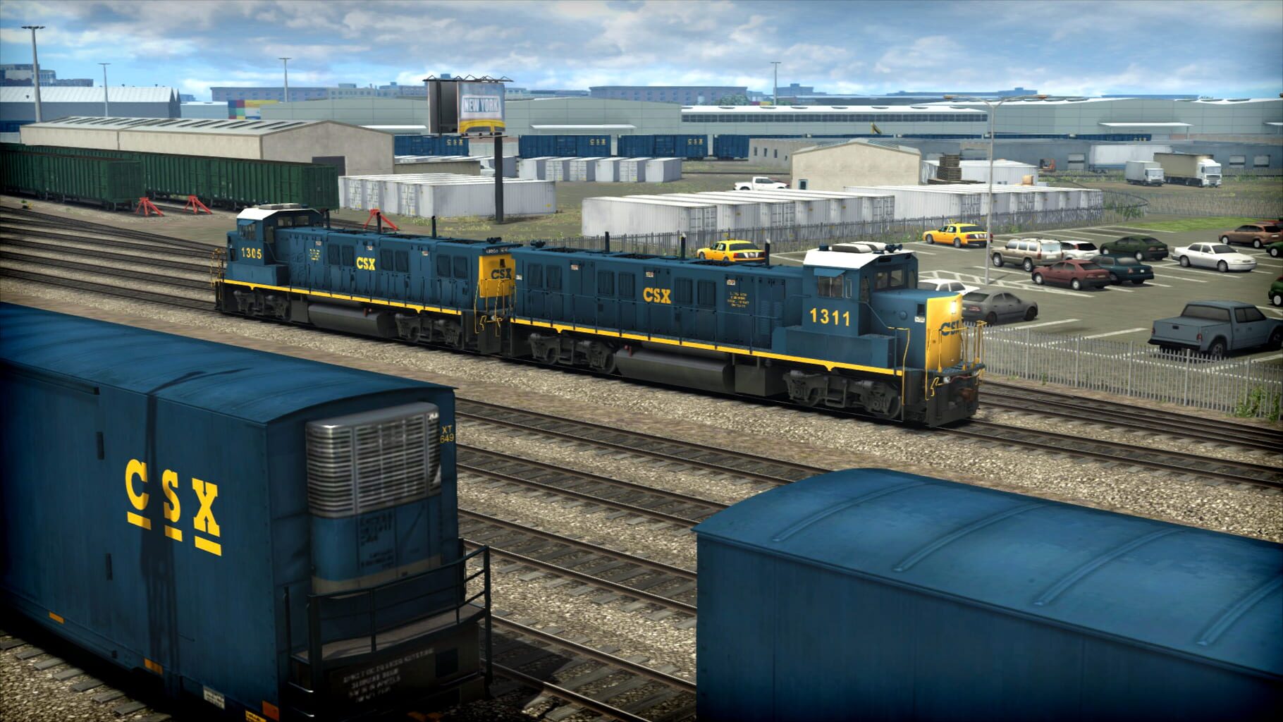 Captura de pantalla - Train Simulator 2021: CSX NRE 3GS-21B 'Genset' Loco