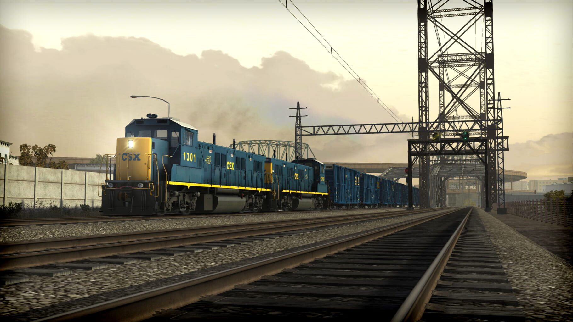 Captura de pantalla - Train Simulator 2021: CSX NRE 3GS-21B 'Genset' Loco