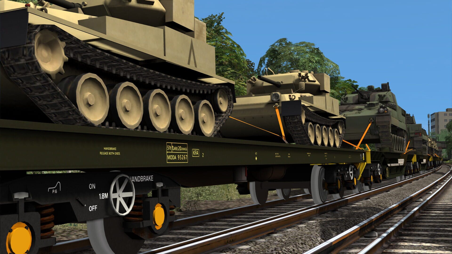 Train Simulator: UK Military Wagon Pack