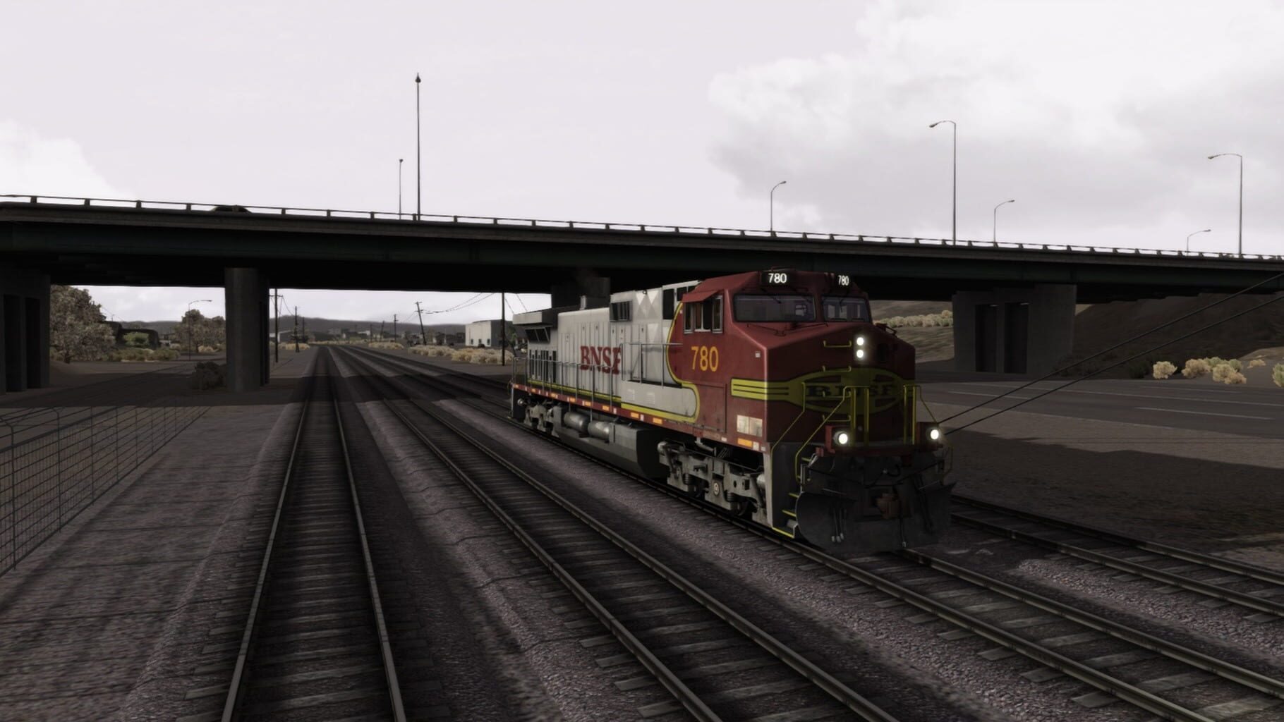 Captura de pantalla - Train Simulator 2021: BNSF Dash 9 Loco